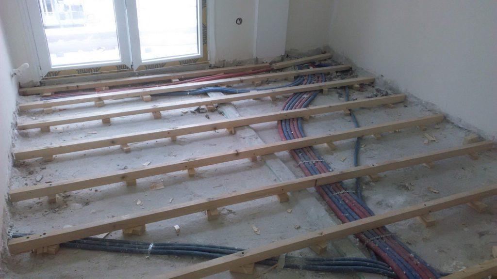 Ημιμασίφ Προβερνικωμένο Δάπεδο - Τοποθέτηση σε οικία στη Θεσσαλονίκη