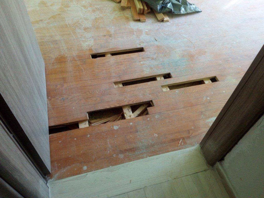 Επιδιόρθωση ξύλινου πατώματος από πεύκο στην θεσσαλονίκη